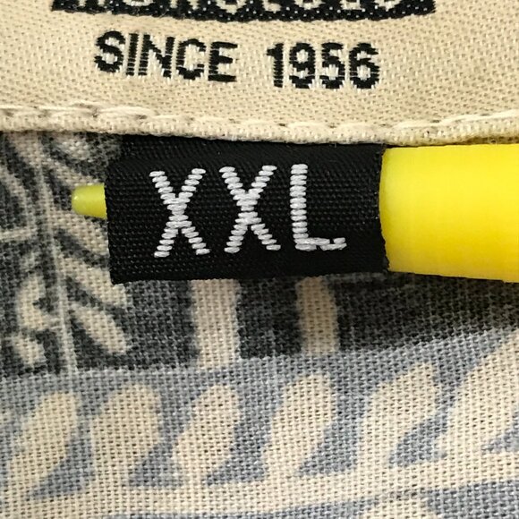 Tori Richard Hawaiian Shirt Men XXL Gray Floral Button Down Pocket Pullover - Picture 4 of 11